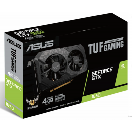 Видеокарта Asus GeForce GTX 1650 TUF GAMING OC (TUF-GTX1650-O4GD6-P-V2-GAMING)